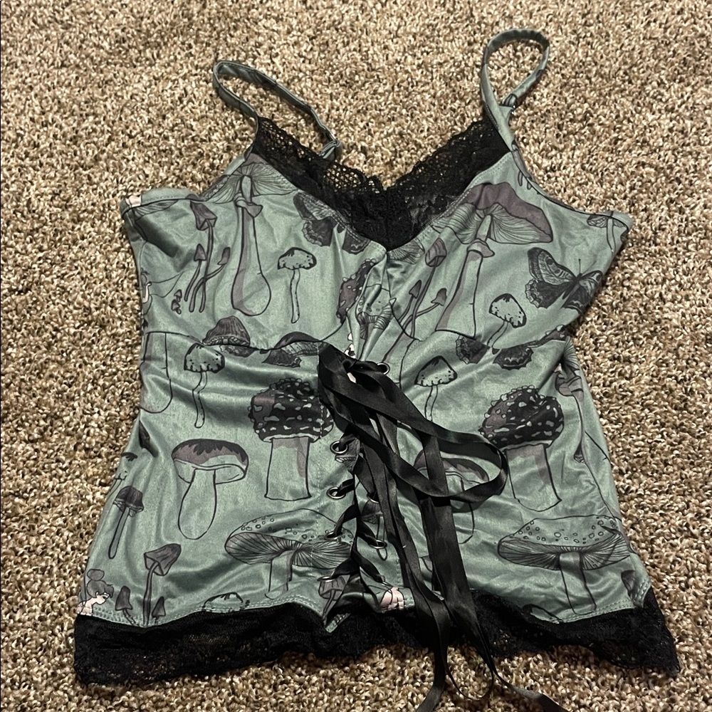Disney Tinkerbell Lace Top from Hot Topic